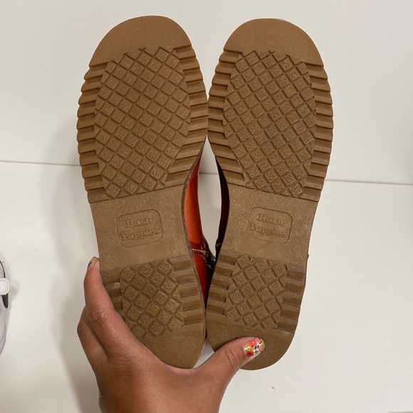 Vintage Hush Puppies Women’s Rust Leather Insulated Zip Up Winter Boots - Picture 12 of 12